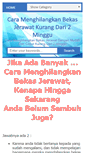 Mobile Screenshot of caramenghilangkanbekasjerawat.stepgoals.com
