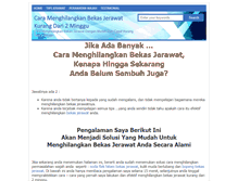 Tablet Screenshot of caramenghilangkanbekasjerawat.stepgoals.com